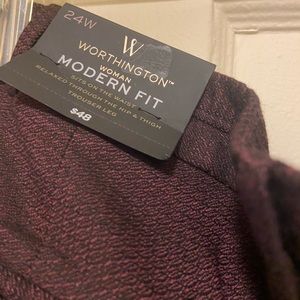 Plus Size Women Worthington Modern Fit Pants